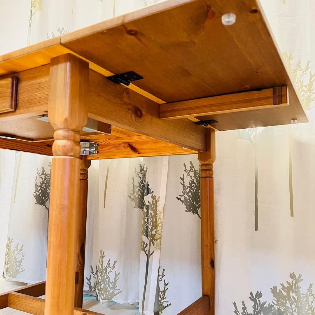 【廃盤品】IKEA テーブル　木製　折りたたみ　バタフライ INGATORP