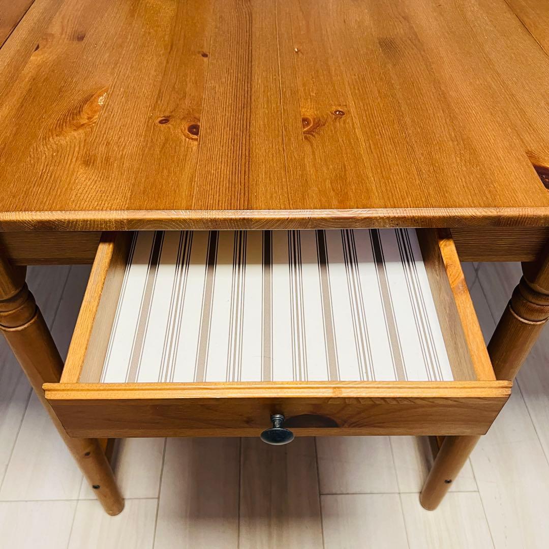 【廃盤品】IKEA テーブル　木製　折りたたみ　バタフライ INGATORP