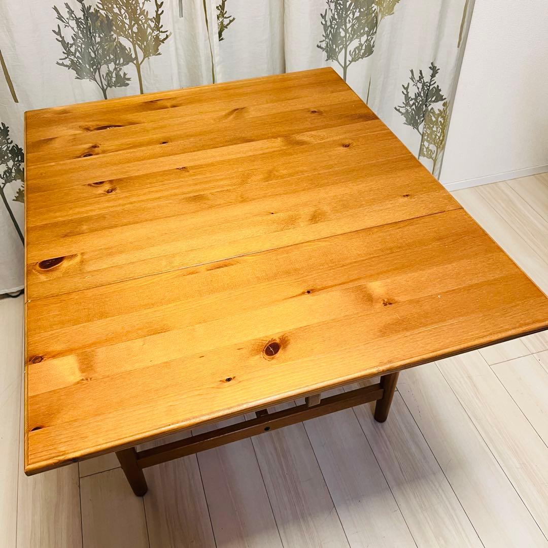 【廃盤品】IKEA テーブル　木製　折りたたみ　バタフライ INGATORP