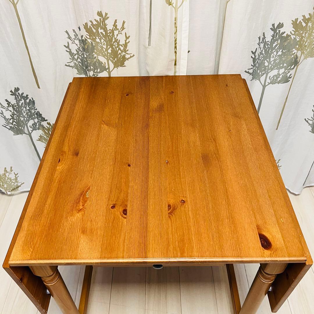 【廃盤品】IKEA テーブル　木製　折りたたみ　バタフライ INGATORP