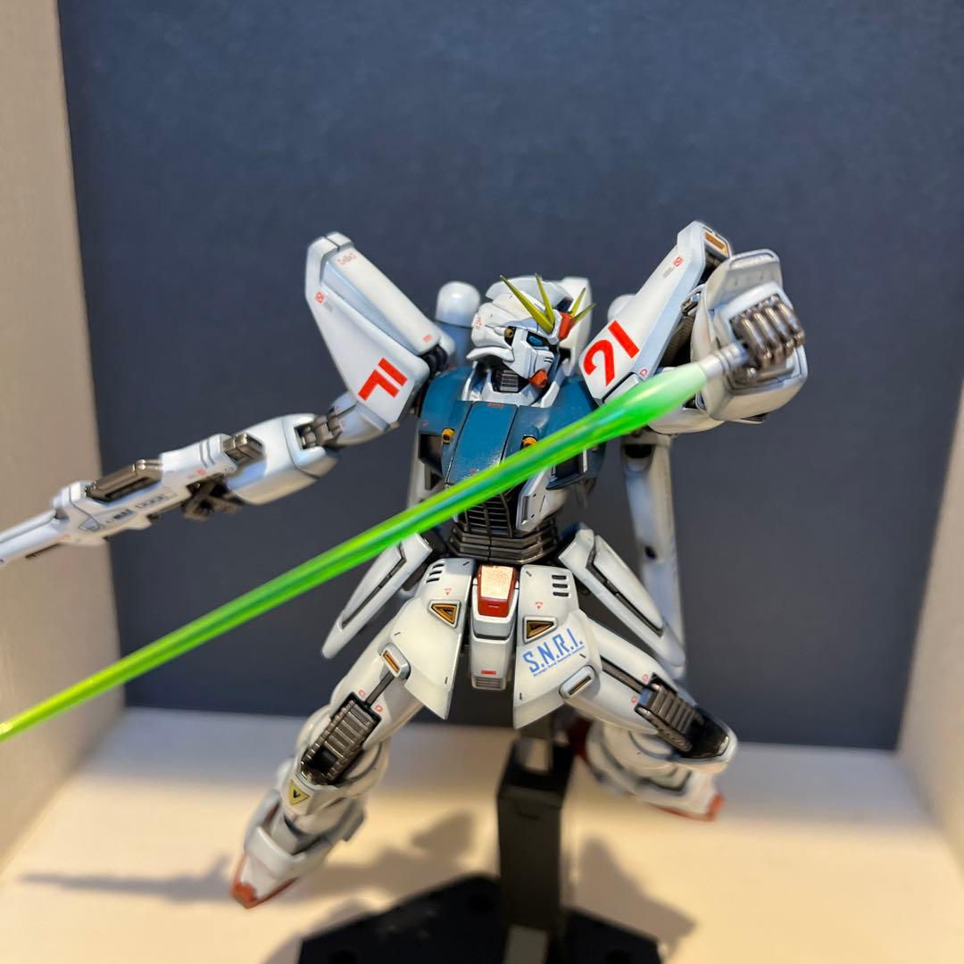 MG 1/100 ガンダムF91 Ver.2.0 全塗装完成品 - メルカリ