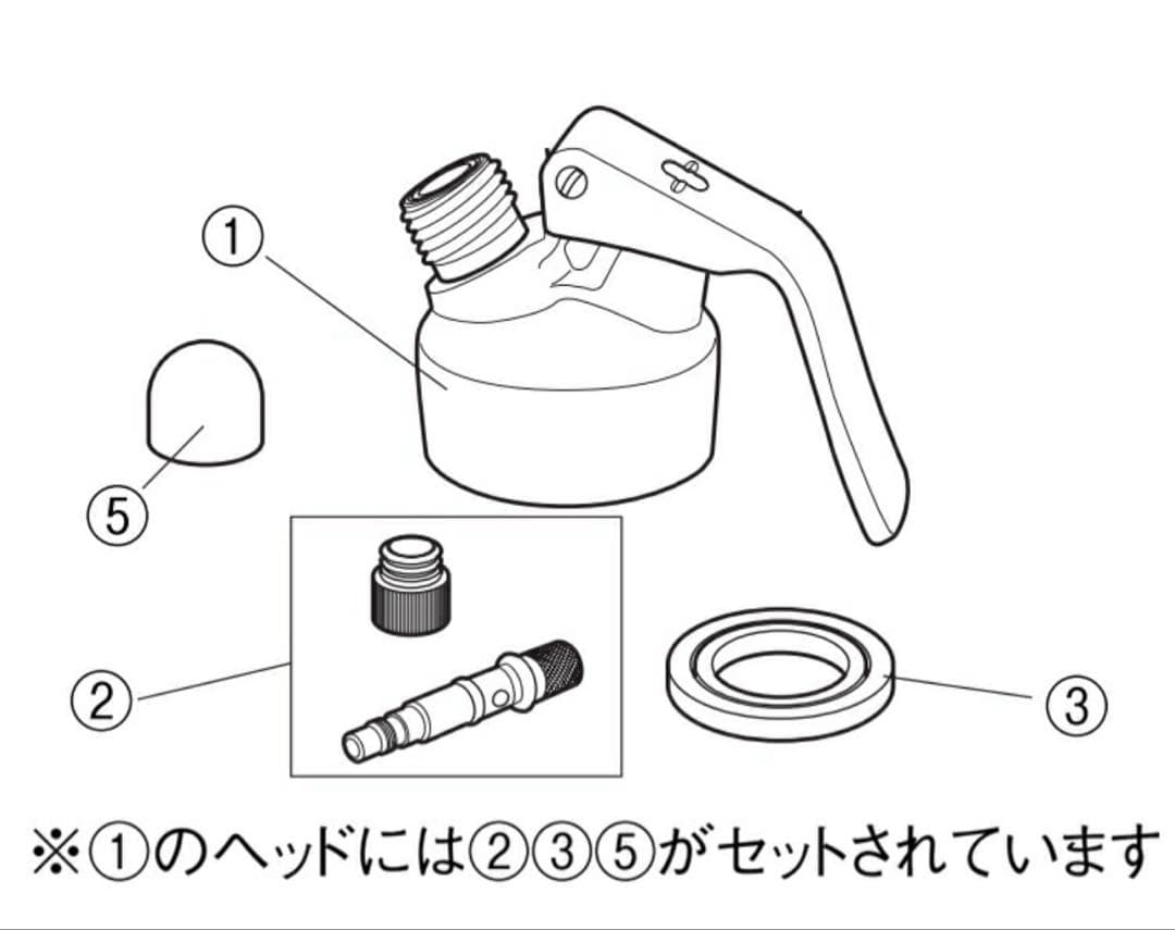エスプーマ　スパークリングM・L用交換部品　ヘッド一式