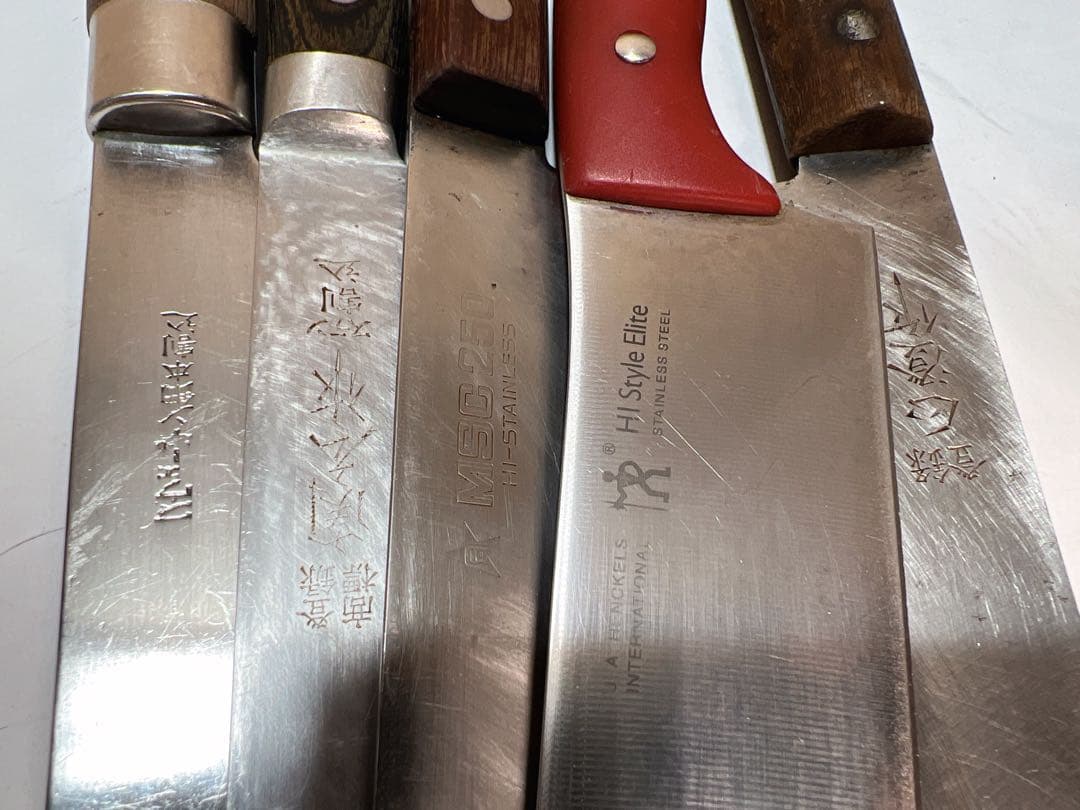 しばの 産業白寿 匠うんりゅう その他 中古ナイフ10セット