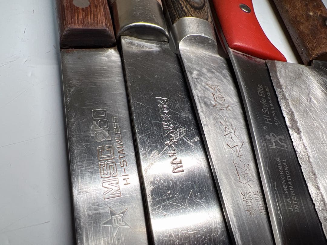 しばの 産業白寿 匠うんりゅう その他 中古ナイフ10セット