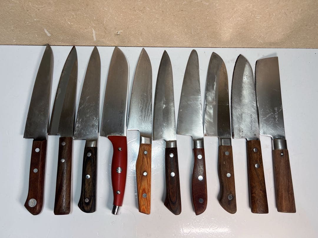 しばの 産業白寿 匠うんりゅう その他 中古ナイフ10セット