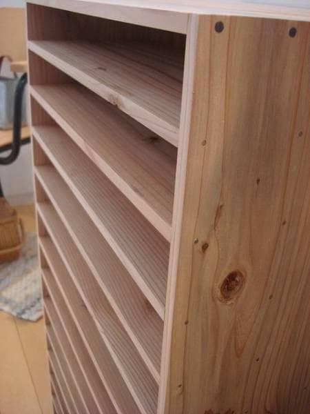 ★送料無料★サイズ変更可能★A4木製14段書類棚無垢材オーダー可能収納ナチュラル