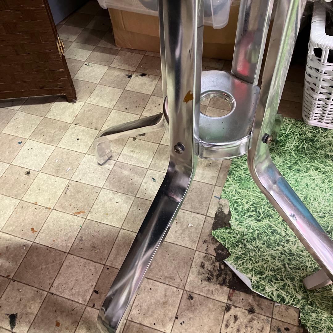 花柄ペイント丸テーブル 直径約60cm