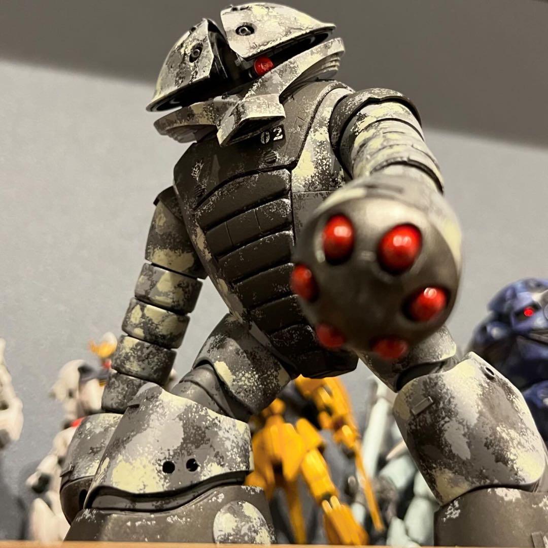 1/144 hg アッガイ 全塗装完成品 - メルカリ