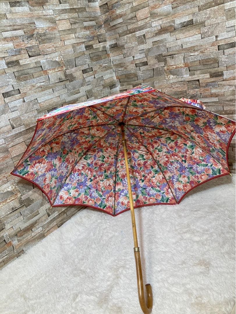 Christian Dior クリスチャンディオール　長袖　赤　花柄