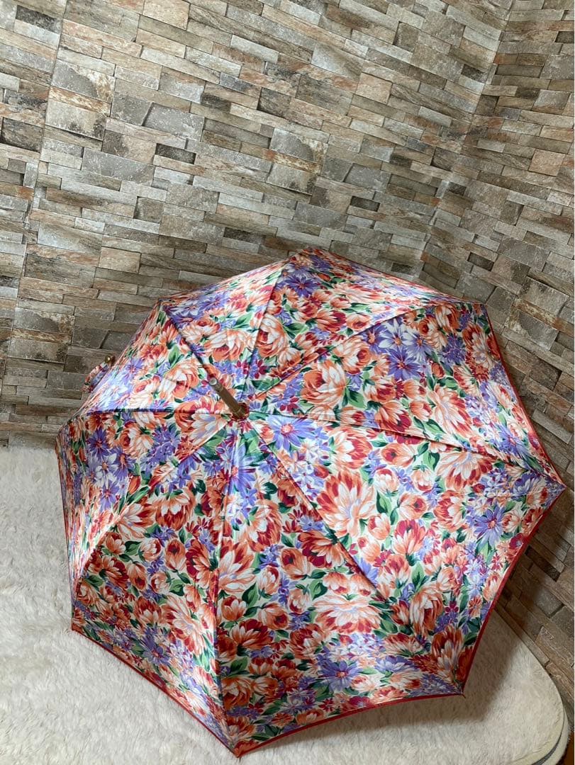 Christian Dior クリスチャンディオール　長袖　赤　花柄