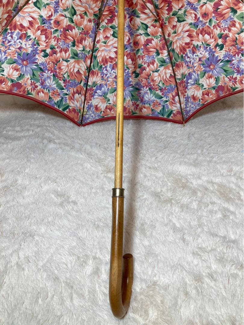 Christian Dior クリスチャンディオール　長袖　赤　花柄