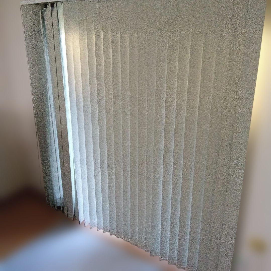 タチカワブラインドカーテン ライトグレー 縦型 サイズ1830✕1850