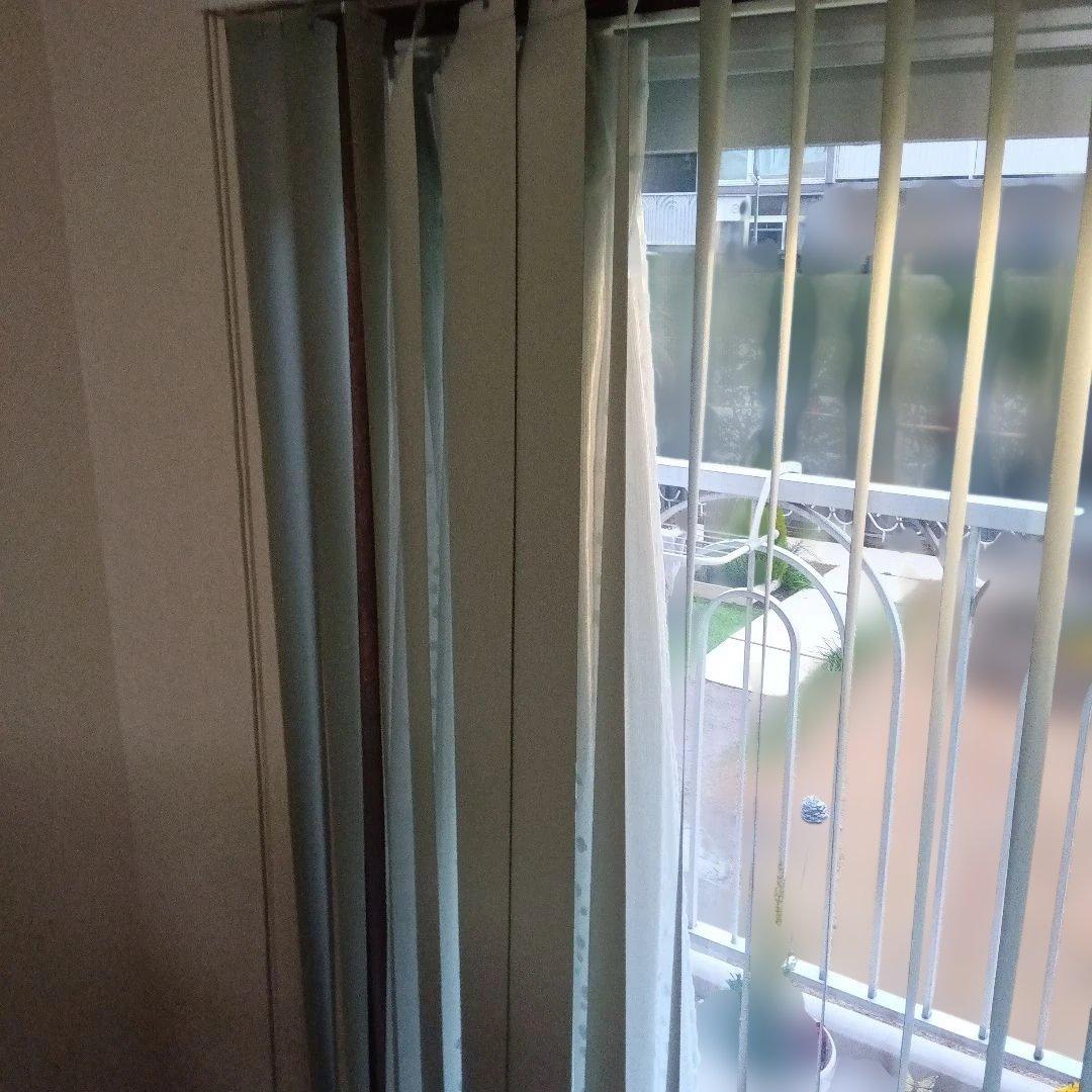 タチカワブラインドカーテン ライトグレー 縦型 サイズ1830✕1850