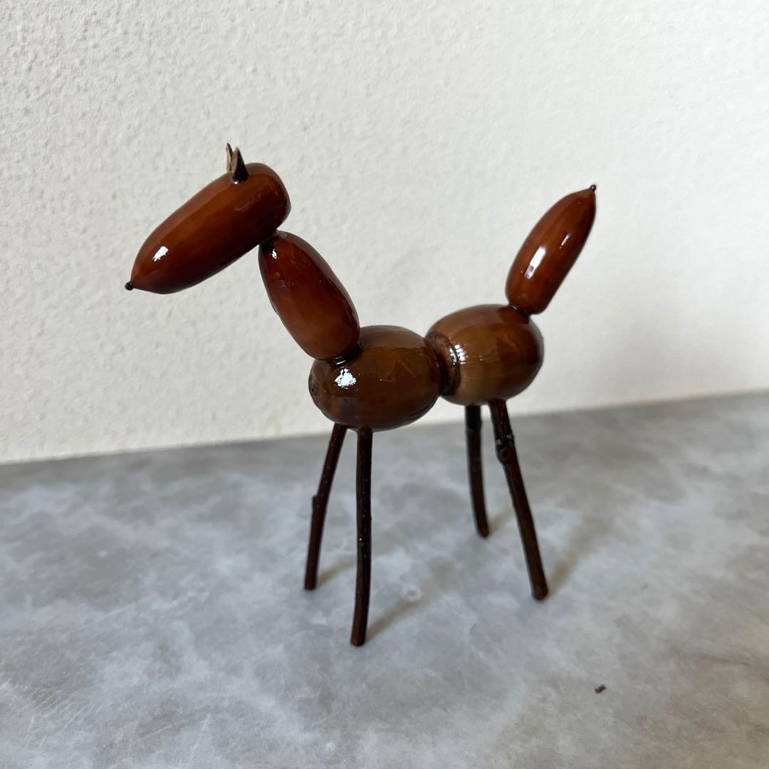 どんぐりアート 馬 午 2026 カレンダー 手帳 干支 正月 どんぐり 絵馬