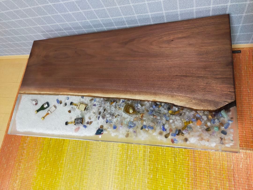 レジンテーブル　ウィスキー