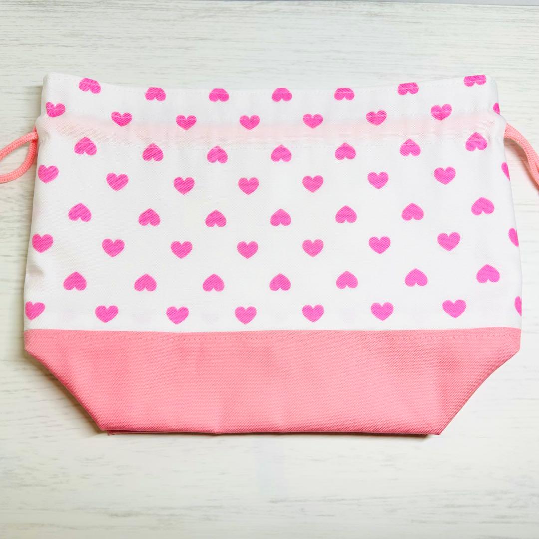 お弁当袋 コップ袋 ランチョンマット セット ハート ハンドメイド