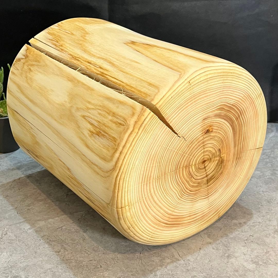 1072 切り株　丸太　スツール　ディスプレイ台　丸太椅子　チェア　インテリア