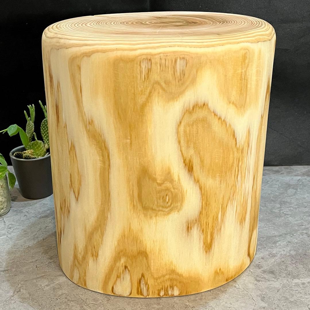 1072 切り株　丸太　スツール　ディスプレイ台　丸太椅子　チェア　インテリア