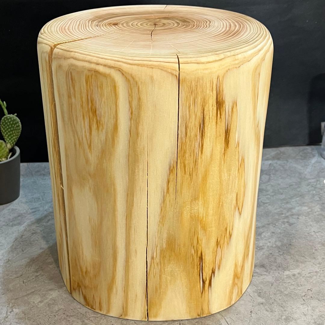 1072 切り株　丸太　スツール　ディスプレイ台　丸太椅子　チェア　インテリア