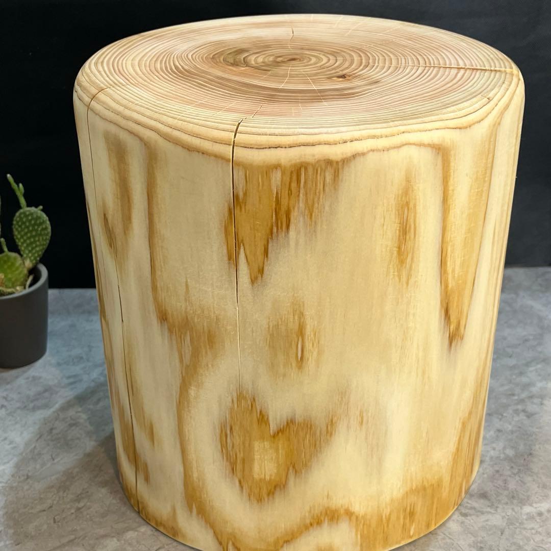 1072 切り株　丸太　スツール　ディスプレイ台　丸太椅子　チェア　インテリア