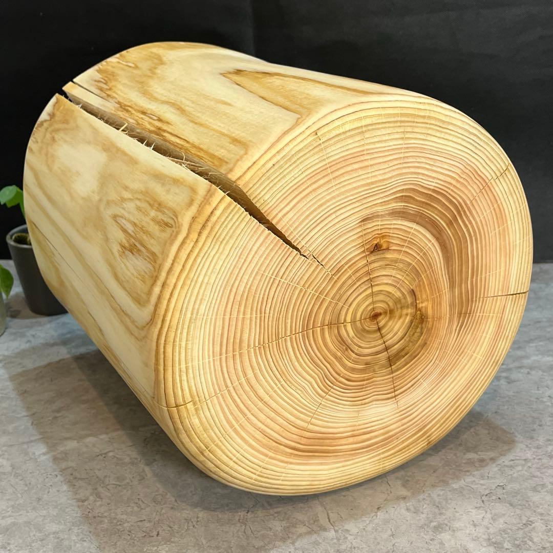 1072 切り株　丸太　スツール　ディスプレイ台　丸太椅子　チェア　インテリア