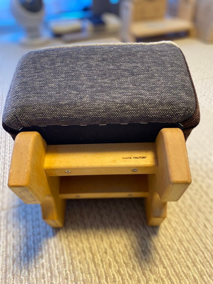 廃盤カラー美品】超低座モンペスツール/ウルフ/ルーツファクトリ MONPE