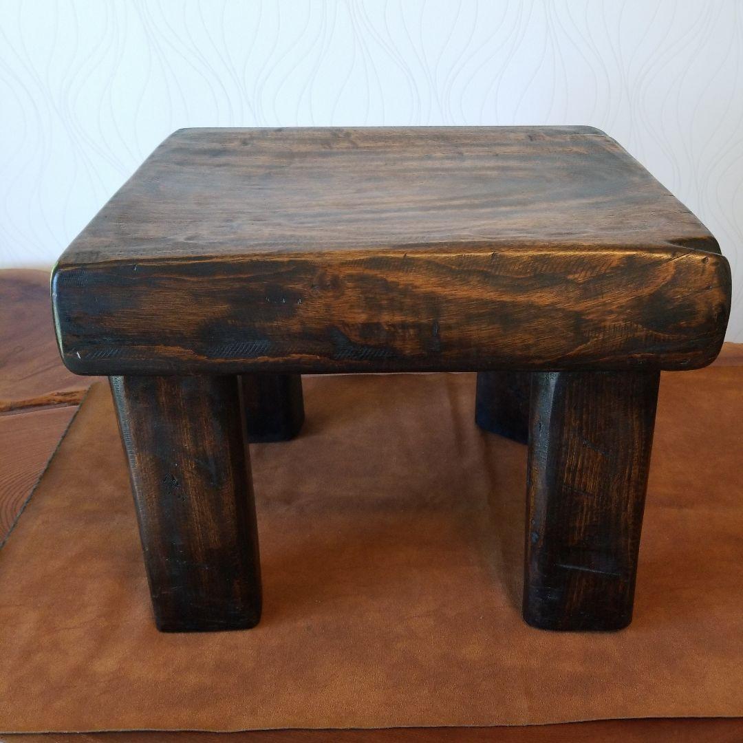 サイドテーブル《楠の木》クスの木　無垢材