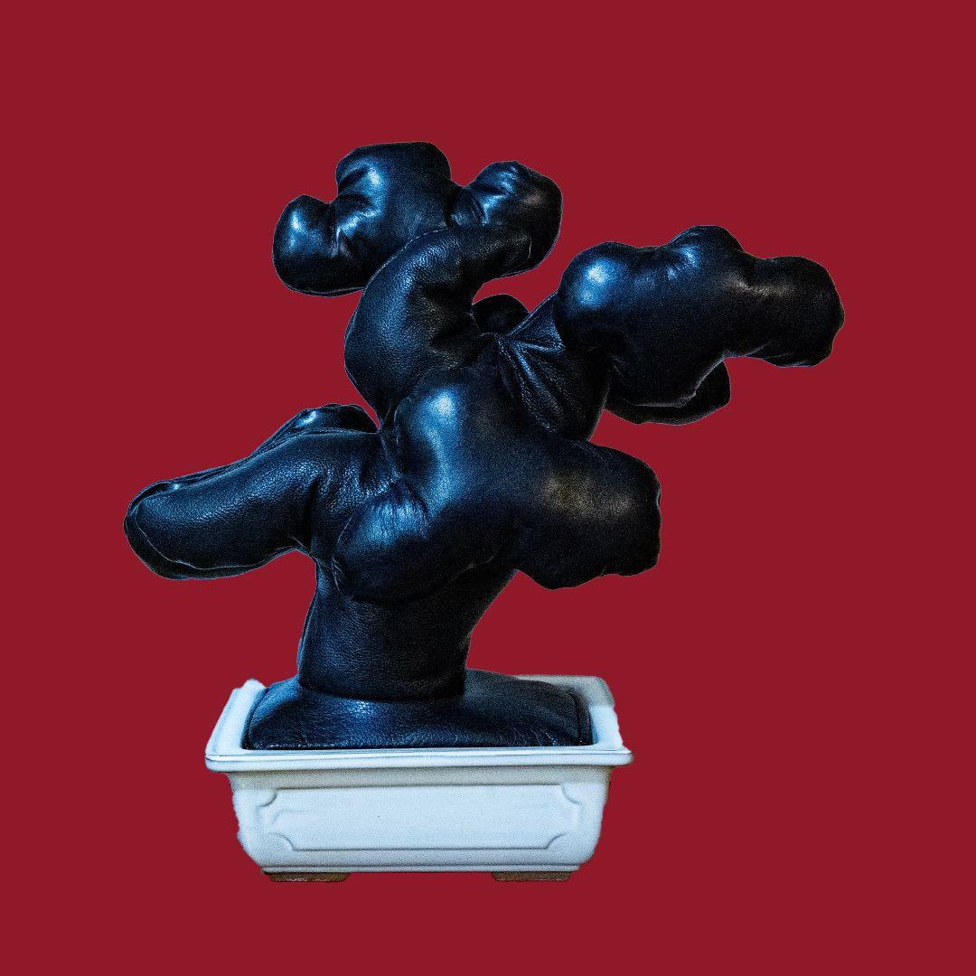 レザー盆栽　leather BONSAI 五葉松