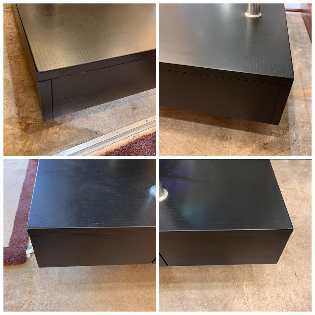 【 美品 】 ニトリ センターテーブル スプレンダー2 120 ガラステーブル