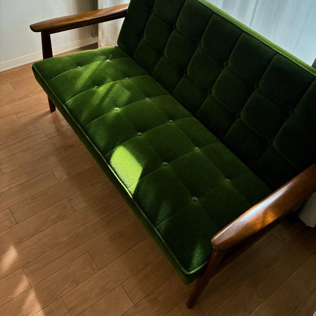 【イエティ】カリモク60 Kチェア 2シーター