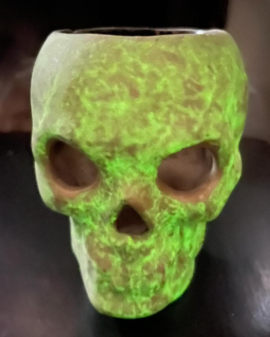 30’S★ビンテージ★スカル★キャンドルホルダー★ハロウィン★髑髏★USA★骸骨