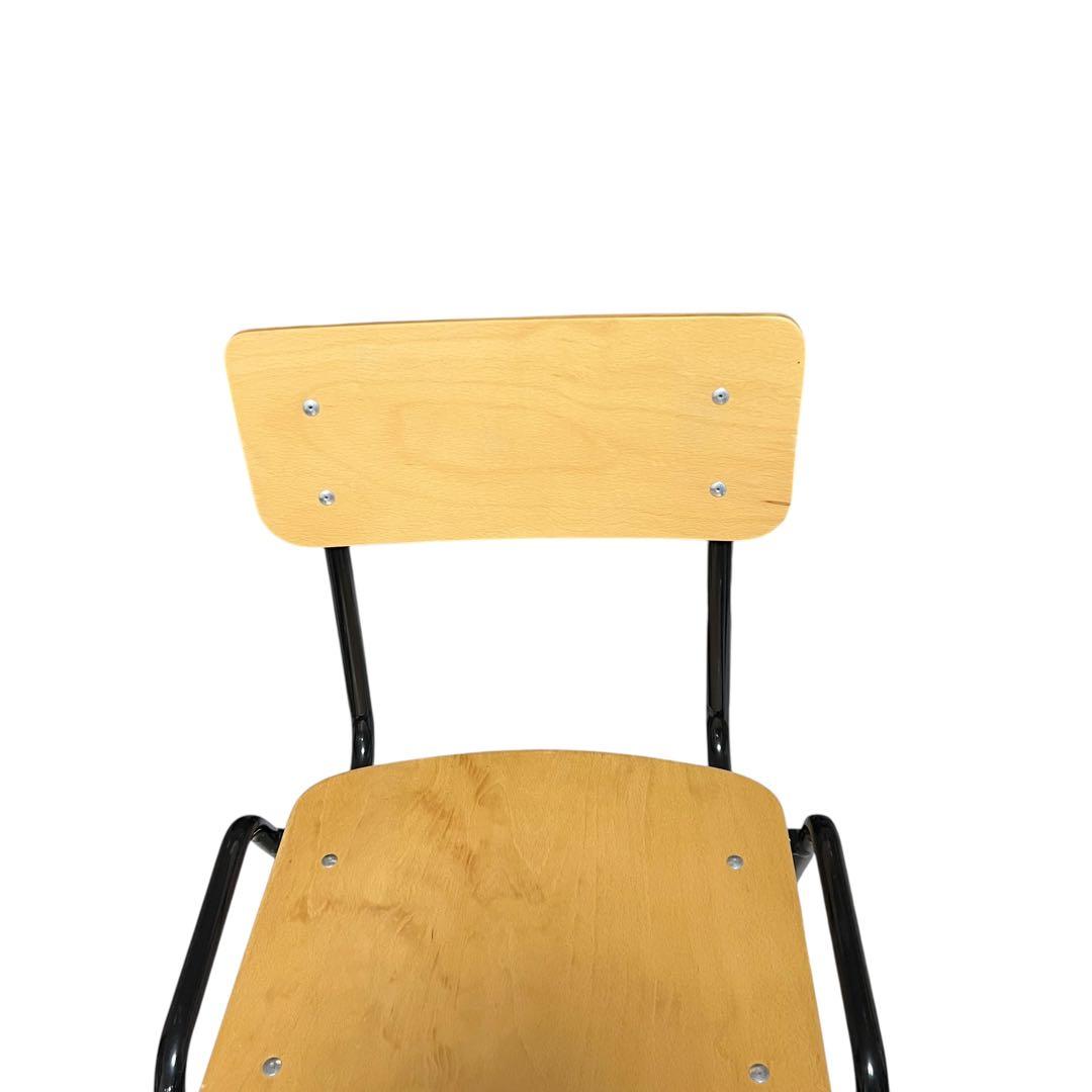 美品】 スクールチェア プライウッドチェア 学校椅子 BT-003 不二貿易