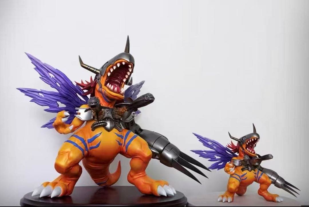 デジモン 元色 メタルグレイモン 樹脂フィギュア ガレージキット