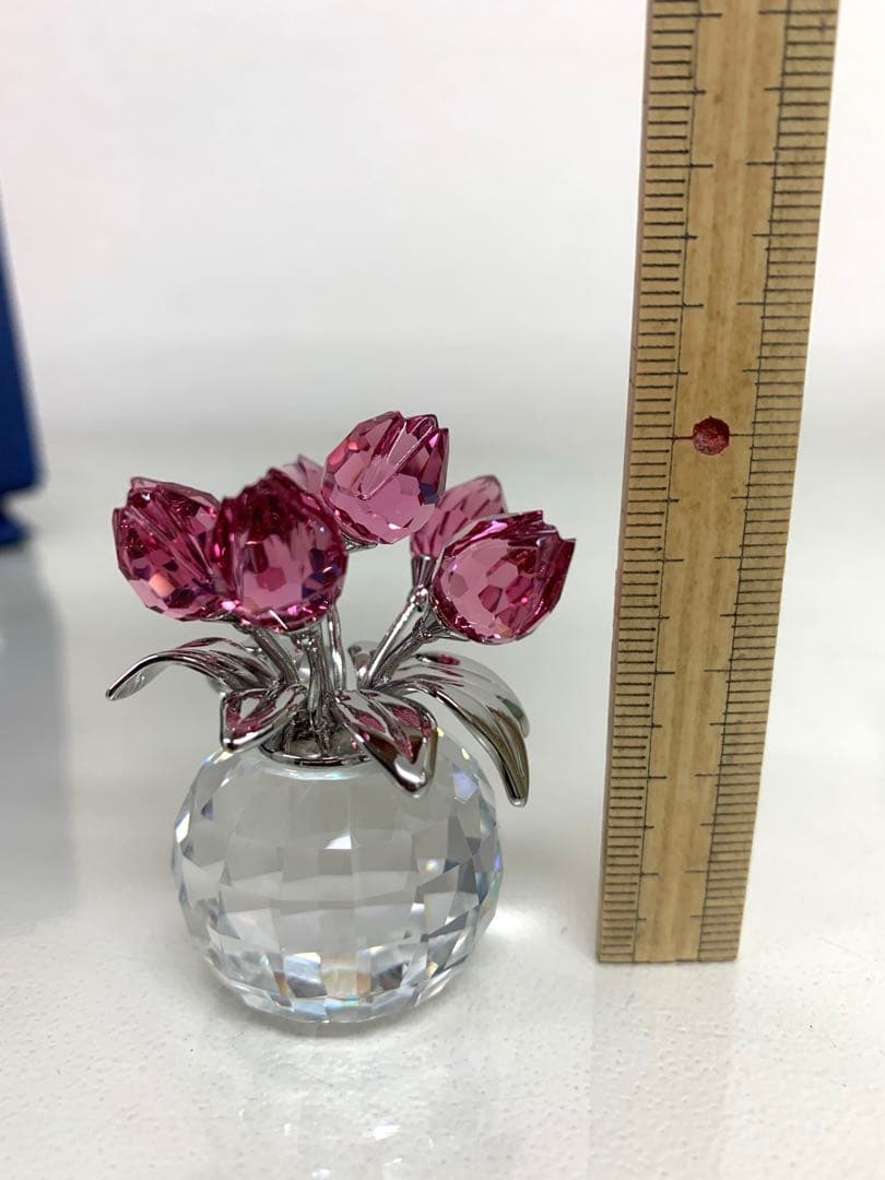 スワロフスキー チューリップ ローズ オブジェ