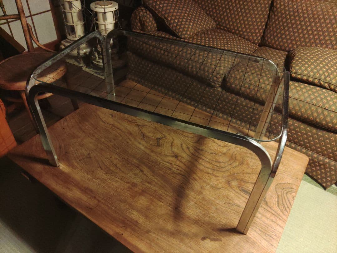 ミッドセンチュリー　ポストモダン　スペースエイジ　コーヒーテーブル　ヴィンテージ