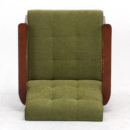 《新品・送料無料》ファブリックソファー フレンズ　1P　グリーン