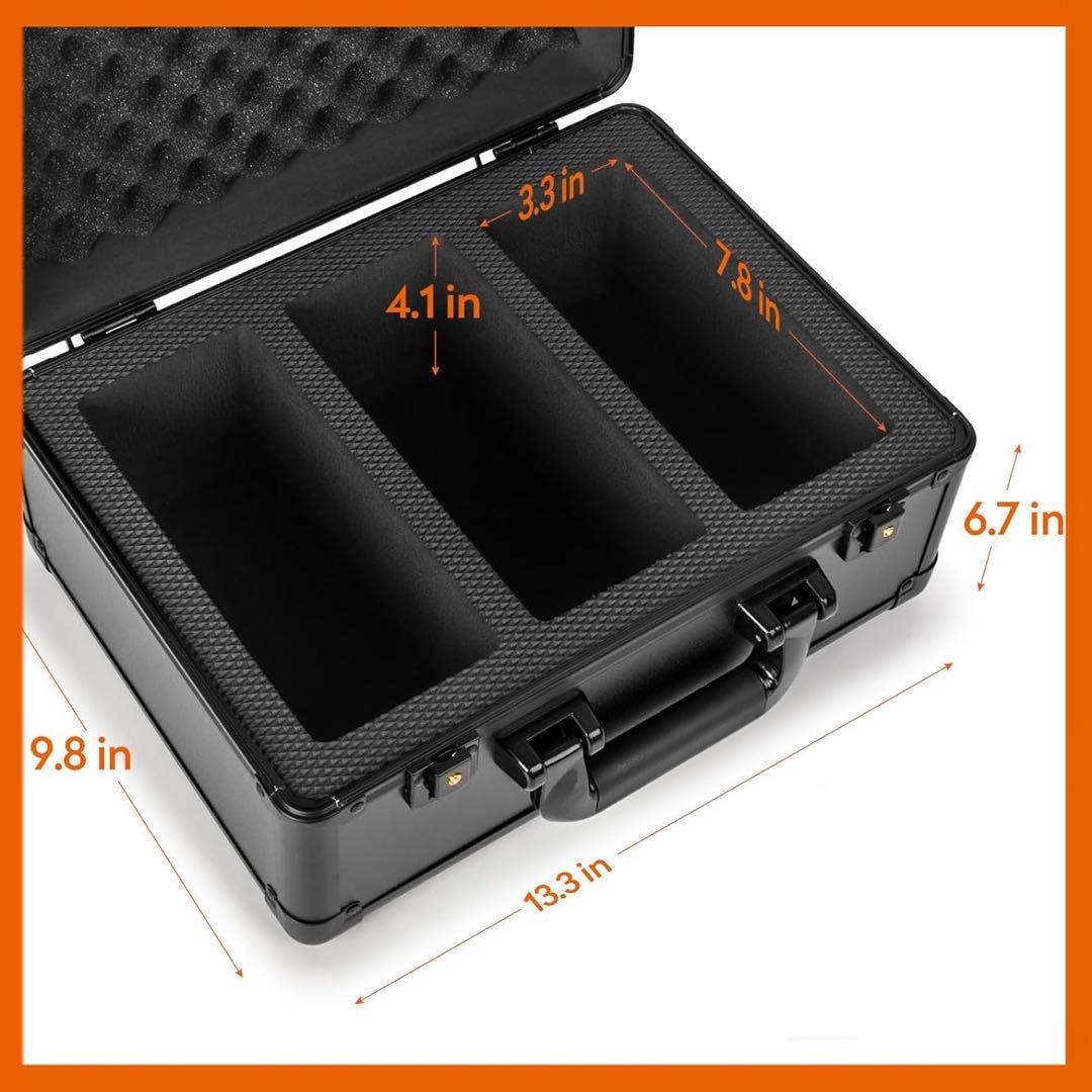 PSA鑑定用 収納ケース アタッシュケース ストレージボックス アルミ製