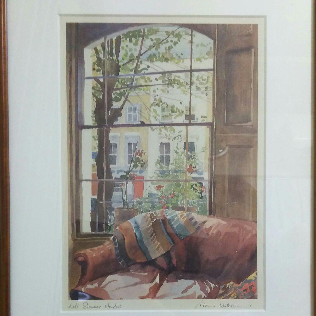 Annie Williams  Late Summer Window  水彩画
