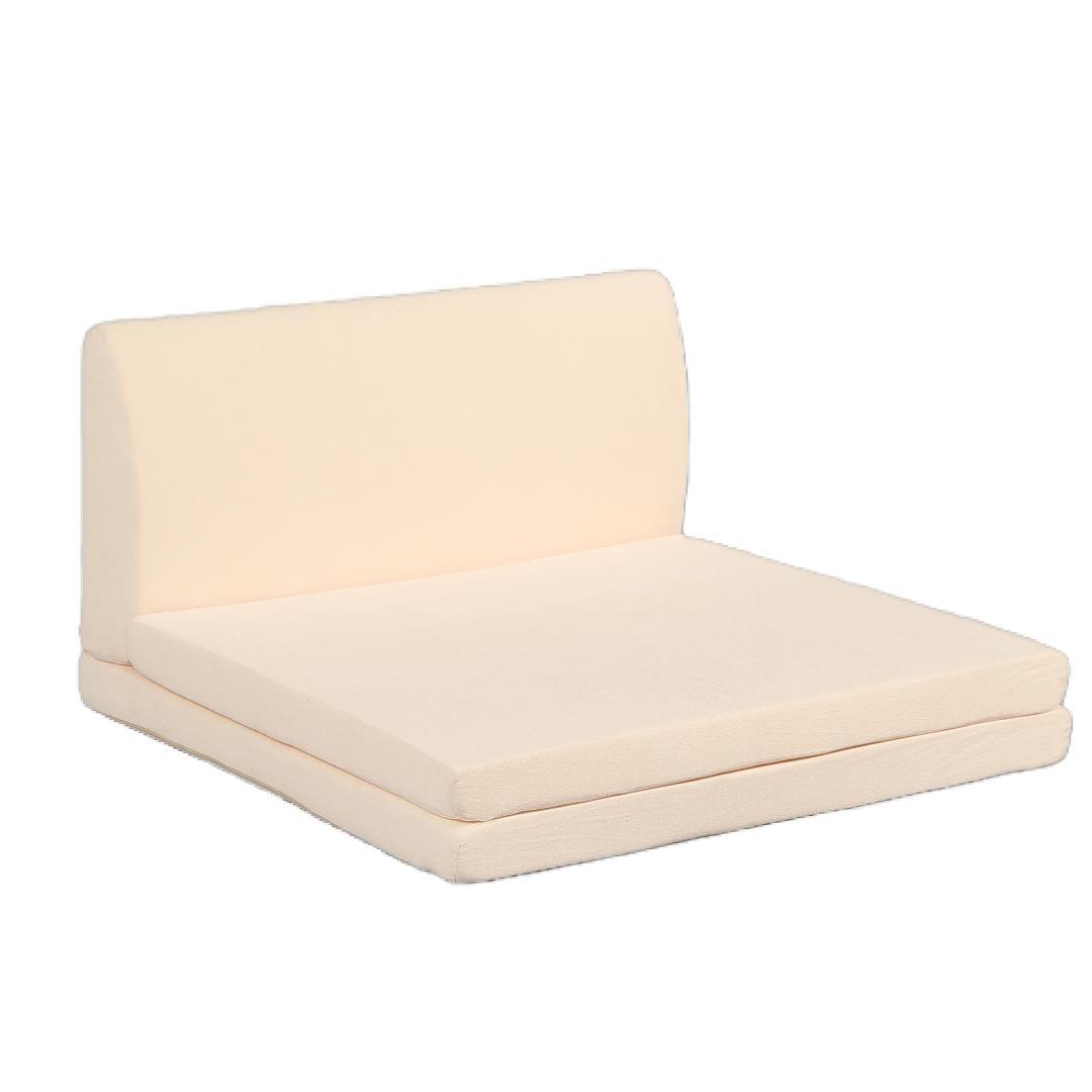 【厚さ8cm】高反発マットレス シングル S 二つ折り 背もたれ付き