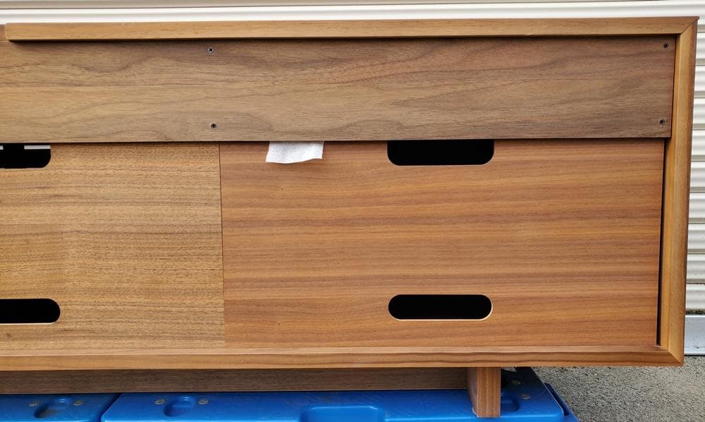 C142 美品！カリモク150幅　ソリッドボード（TV台）　QT5037R