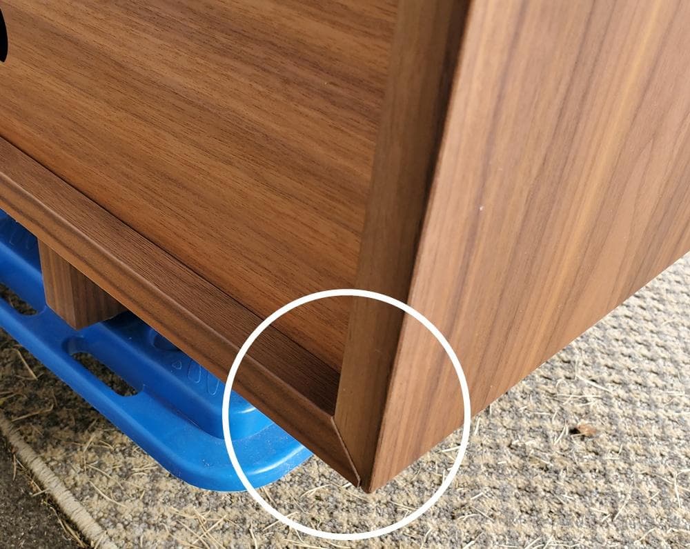 C142 美品！カリモク150幅　ソリッドボード（TV台）　QT5037R