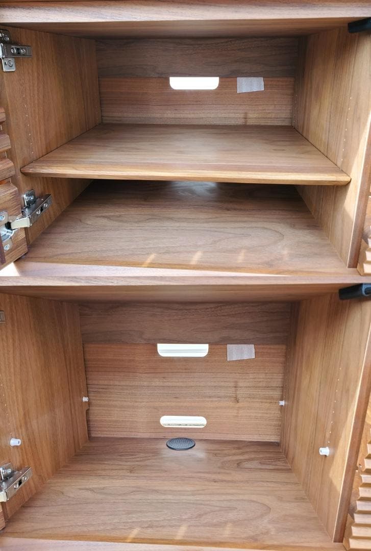 C142 美品！カリモク150幅　ソリッドボード（TV台）　QT5037R