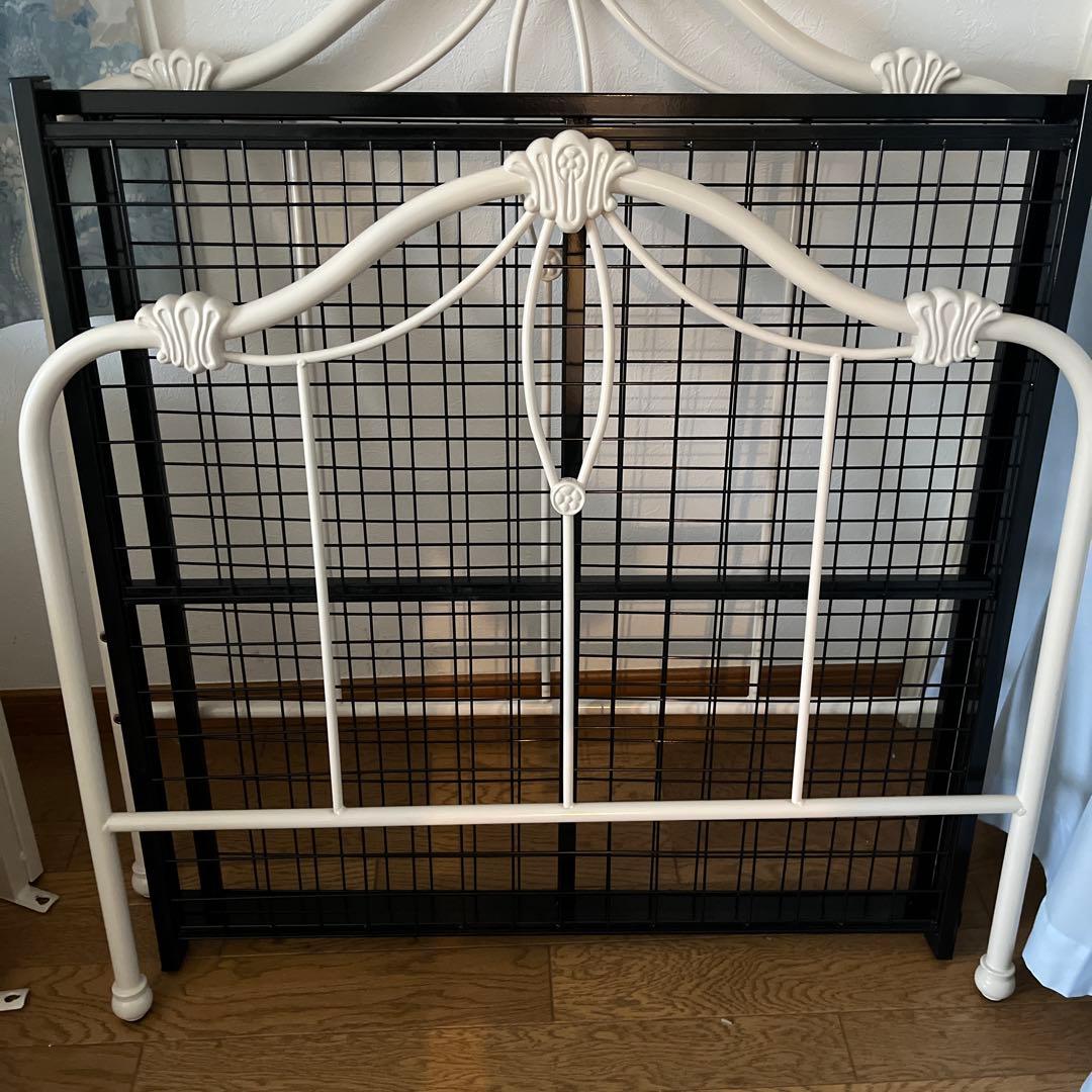 ローラアシュレイ　シングル　ベッドフレーム　Emily ホワイト