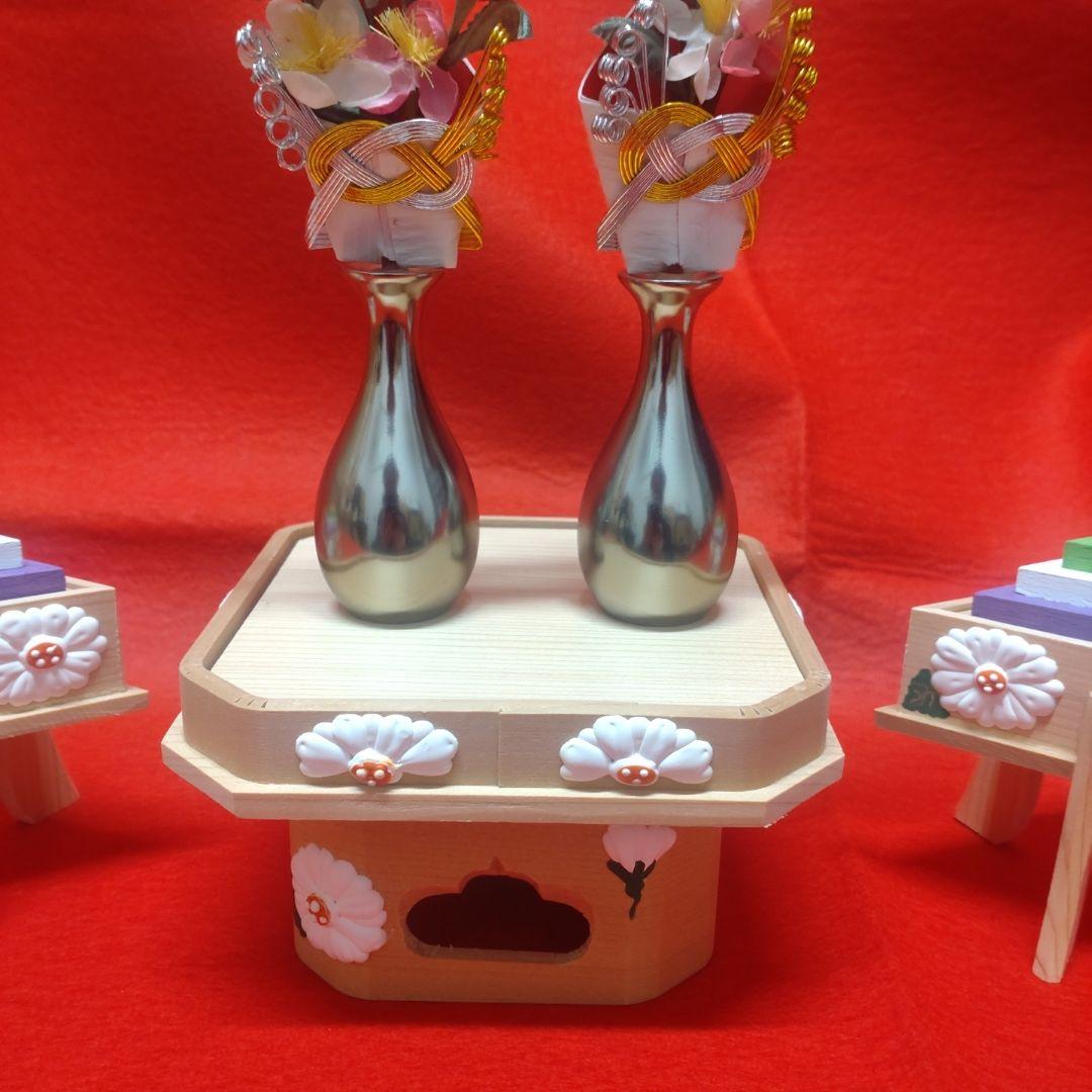 【雛蔵】杉・有職　菱台三宝揃（中）