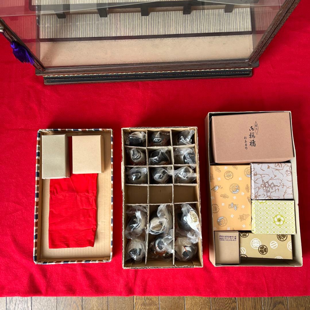 竜光 雛人形 照明付き ガラスケース 15体セット - メルカリ