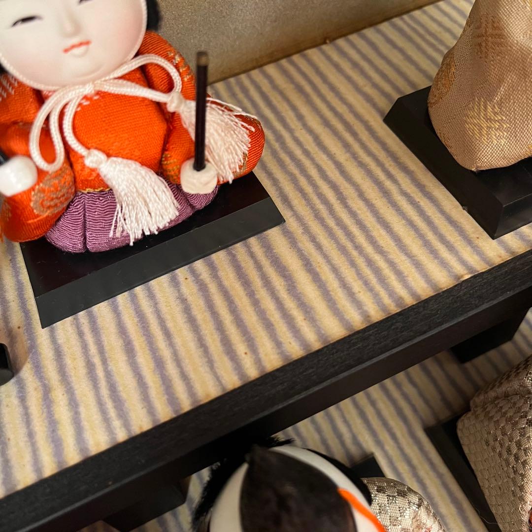 竜光 雛人形 照明付き ガラスケース 15体セット - メルカリ