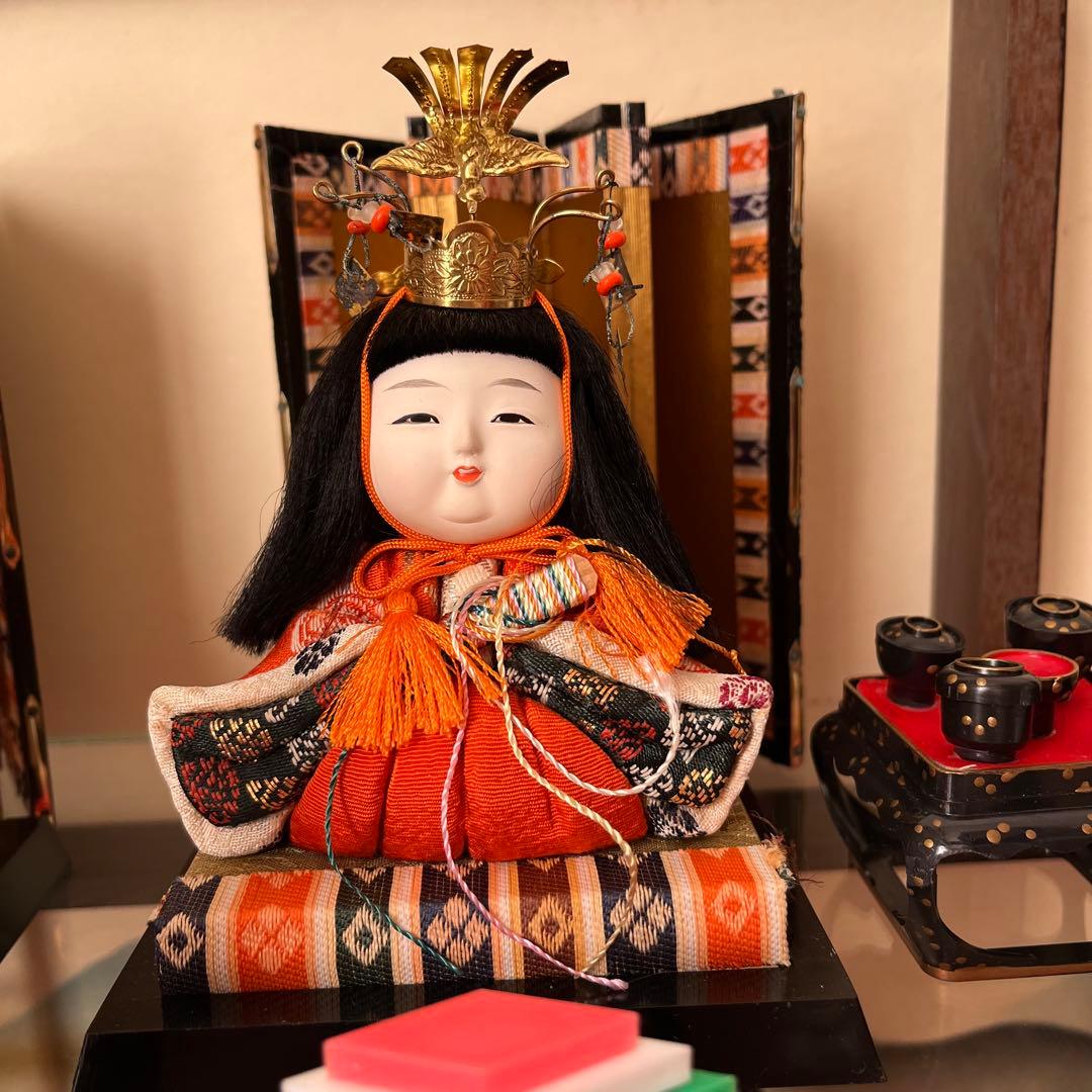 竜光 雛人形 照明付き ガラスケース 15体セット - メルカリ