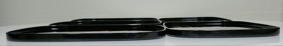 輪島塗　蒔絵絵変り　卓上膳　5客　作家もの