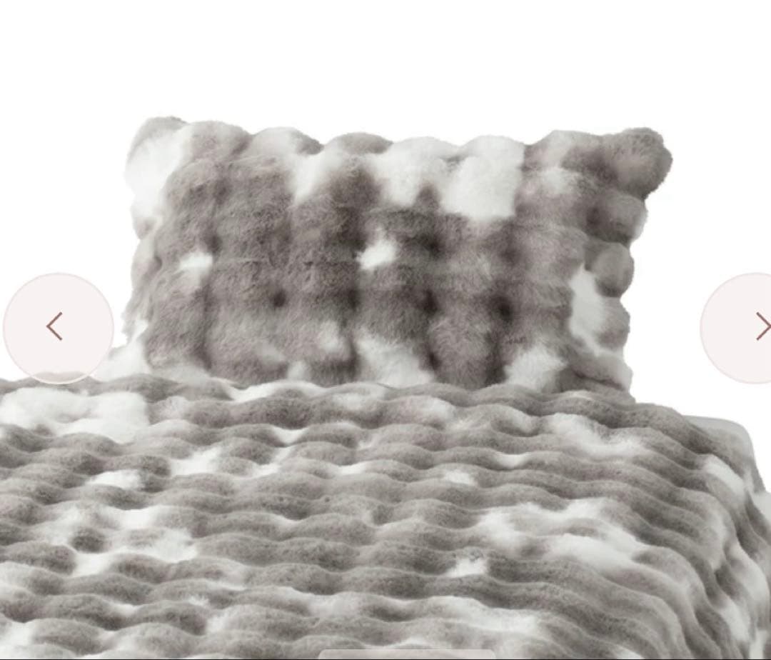 フランフラン　WARMY ポコモコ 掛け布団カバー、まくらカバー　シングル新品