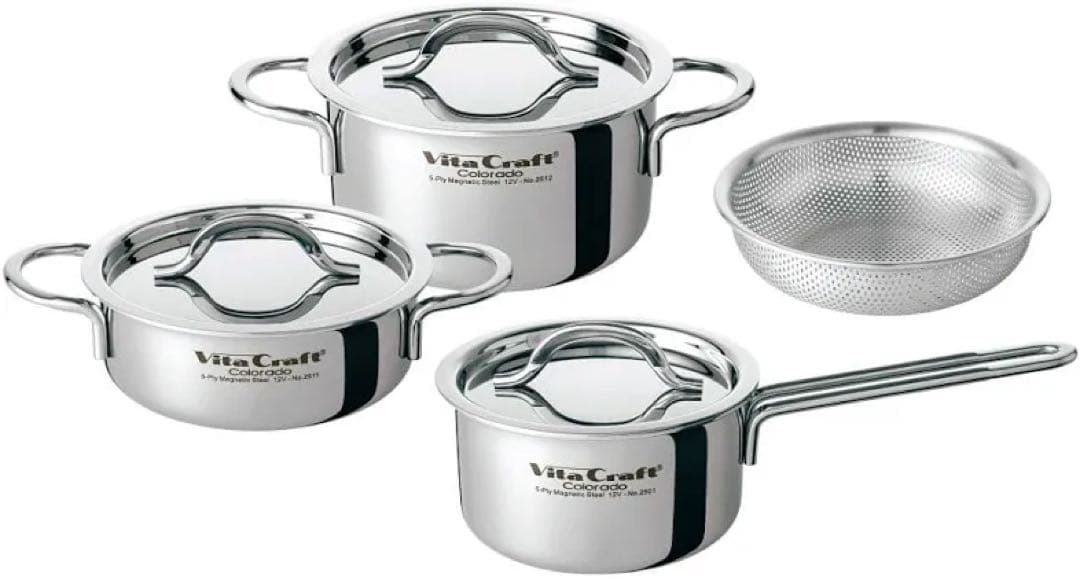 VitaCraft ColorCade 両手鍋 3点セット